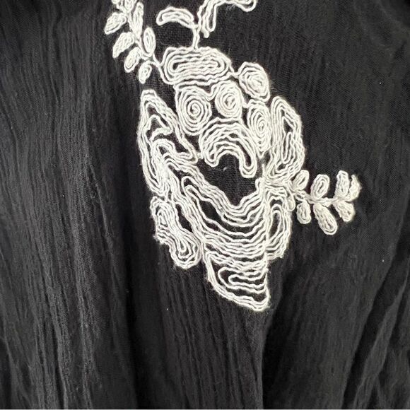 Free People Embroidered Floral Mini Tunic Dress - Picture 5 of 7